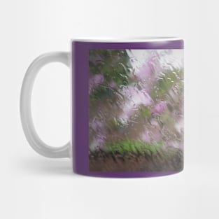 Pink Flowers in the Rain Mug